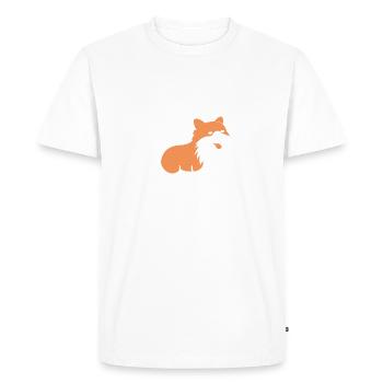 Humour chien Spitz - T-shirt Premium bio Homme - blanc - Devant - Nico (187cm)