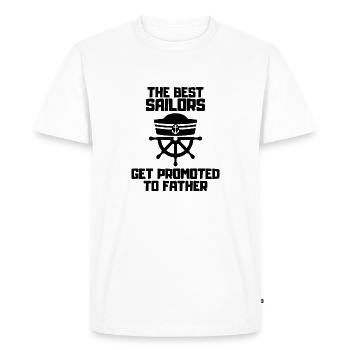 Sailing, Sailing, Sailboat, Sailboat, Sailing Ship - Men's Premium Organic T-Shirt - white - Front - Nico (187cm)