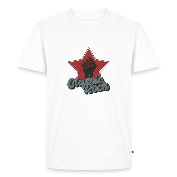 Jupe classique - T-shirt Premium bio Homme - blanc - Devant - Nico (187cm)