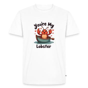TU ES MON HOMARD - T-shirt Premium bio Homme - blanc - Devant - Nico (187cm)