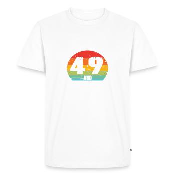 Ma femme a 49 ans et elle est toujours chaude, j’adore ma jolie femme - T-shirt Premium bio Homme - blanc - Devant - Nico (187cm)