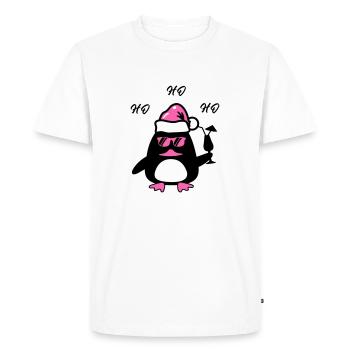 Noël du canard de plage - T-shirt Premium bio Homme - blanc - Devant - Nico (187cm)