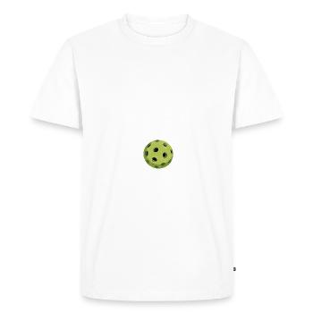 Je dink ce pickleball - T-shirt Premium bio Homme - blanc - Devant - Nico (187cm)