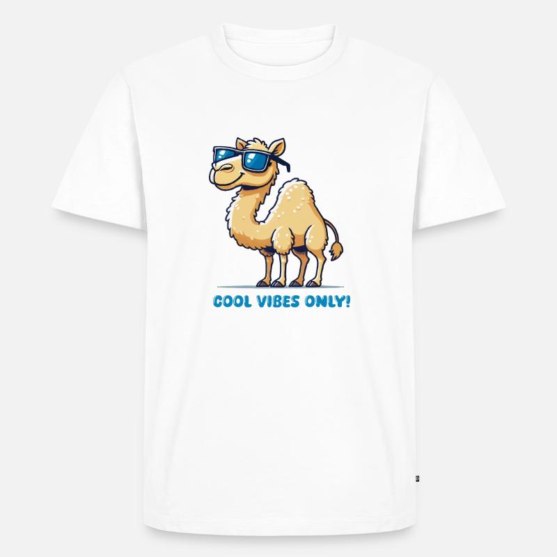 kamel sonnenbrille cool - Männer Premium Bio T-Shirt - Weiß
