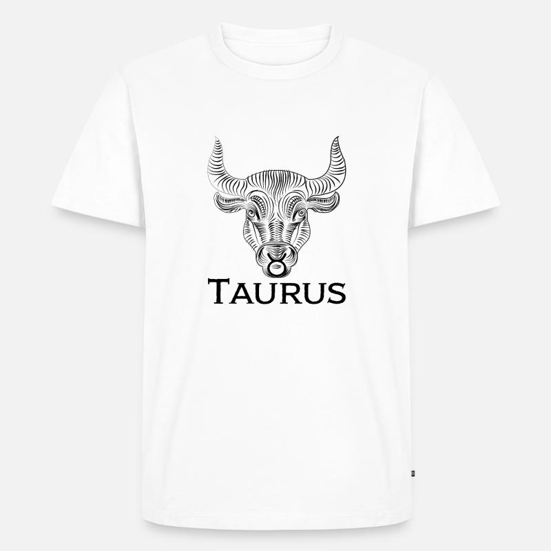 taurus1s Zeichenfläche 1 - Männer Premium Bio T-Shirt - Weiß