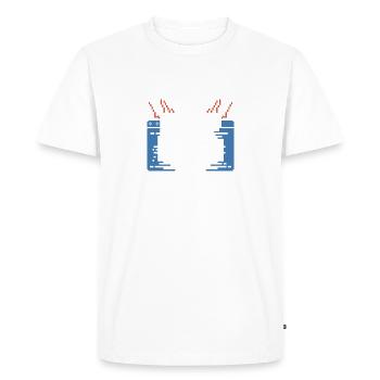 Coding Ninja Programmeur Débogage Master - T-shirt Premium bio Homme - blanc - Devant - Nico (187cm)