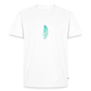 Plume - T-shirt Premium bio Homme - blanc - Devant - Nico (187cm)