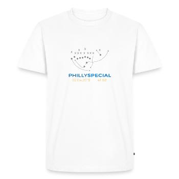 Philly Special American Football - T-shirt Premium bio Homme - blanc - Devant - Nico (187cm)