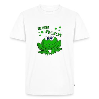 Don't be a frog - Men's Premium Organic T-Shirt - white - Front - Nico (187cm)