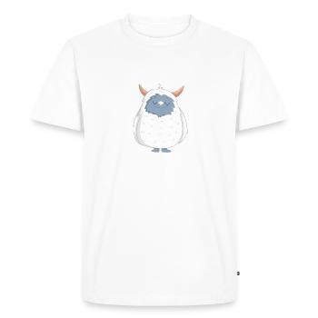 Cool Yeti - T-shirt Premium bio Homme - blanc - Devant - Nico (187cm)