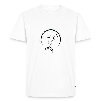Logo Hammerhead - T-shirt Premium bio Homme - blanc - Devant - Nico (187cm)