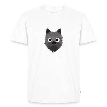 Cairn - Cairn Terrier - T-shirt Premium bio Homme - blanc - Devant - Nico (187cm)