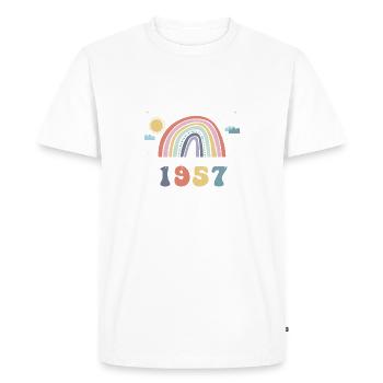 Making The World Better Place Since 1957, Cute - Men's Premium Organic T-Shirt - white - Front - Nico (187cm)