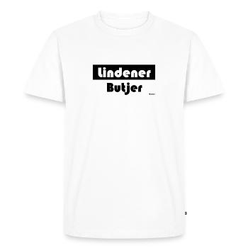 Lindener Butjer - Men's Premium Organic T-Shirt - white - Front - Nico (187cm)