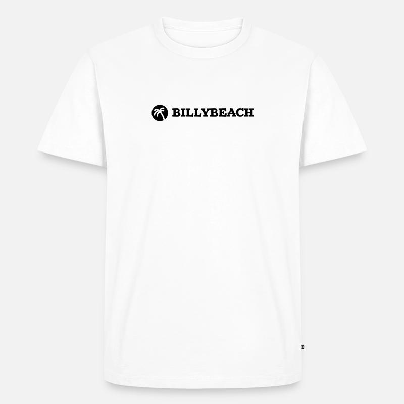 BILLYBEACH - Männer Premium Bio T-Shirt - Weiß