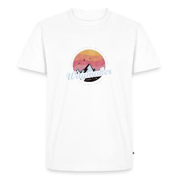 Waymaker Promise Keeper Miracle Worker - Jesus - Men's Premium Organic T-Shirt - white - Front - Nico (187cm)