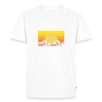 Vintage Waymaker Promise Keeper Miracle Worker - Men's Premium Organic T-Shirt - white - Front - Nico (187cm)