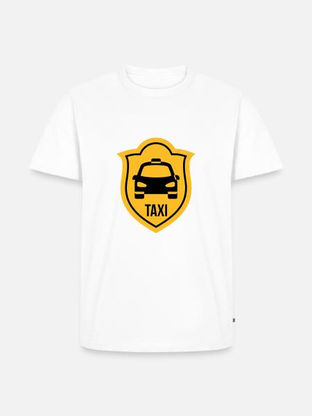 Taxi - Men's Premium Organic T-Shirt - white
