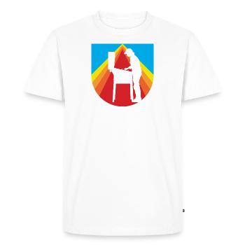Arcade Pinball Gaming - T-shirt Premium bio Homme - blanc - Devant - Nico (187cm)