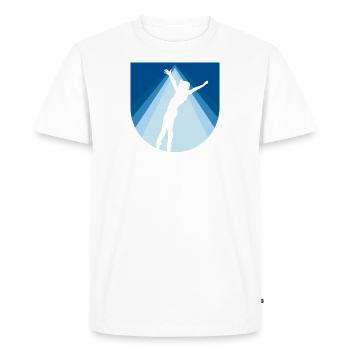 Gymnastics Training Gymnastics Handstand - Men's Premium Organic T-Shirt - white - Front - Nico (187cm)