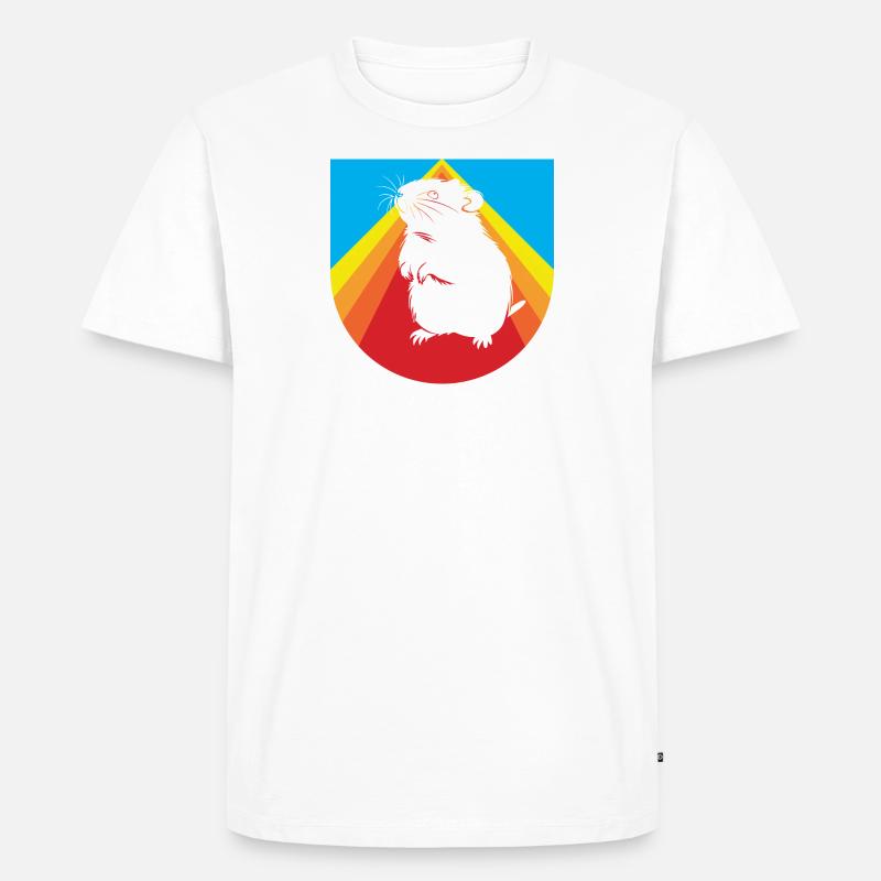 Hamster Haustier - Männer Premium Bio T-Shirt - Weiß