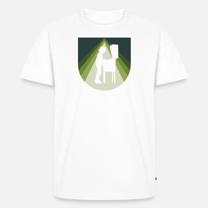 Flipper Zocker - Männer Premium Bio T-Shirt - Weiß