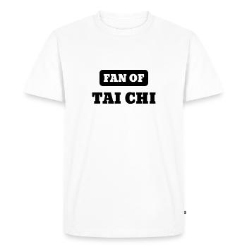 Taijiquan / Tai-Chi Chuan / Tai Chi / Tai-Chi - T-shirt Premium bio Homme - blanc - Devant - Nico (187cm)