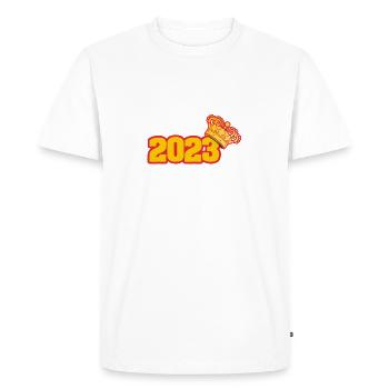 2023 - T-shirt Premium bio Homme - blanc - Devant - Nico (187cm)