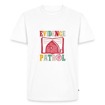 Forensic Science Major Evidence Patrol Forensics - Men's Premium Organic T-Shirt - white - Front - Nico (187cm)