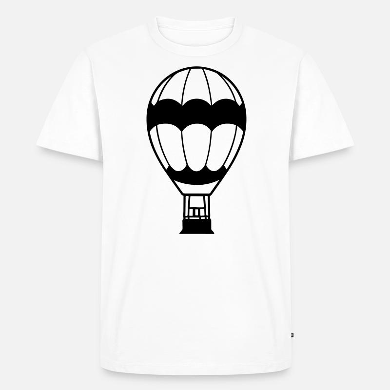 Luftballon - Männer Premium Bio T-Shirt - Weiß