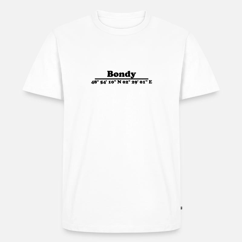 Bondy Coordinates - Men's Premium Organic T-Shirt - white