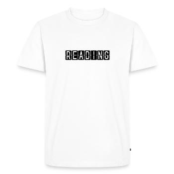 Panneau de l’aéroport de Reading - T-shirt Premium bio Homme - blanc - Devant - Nico (187cm)