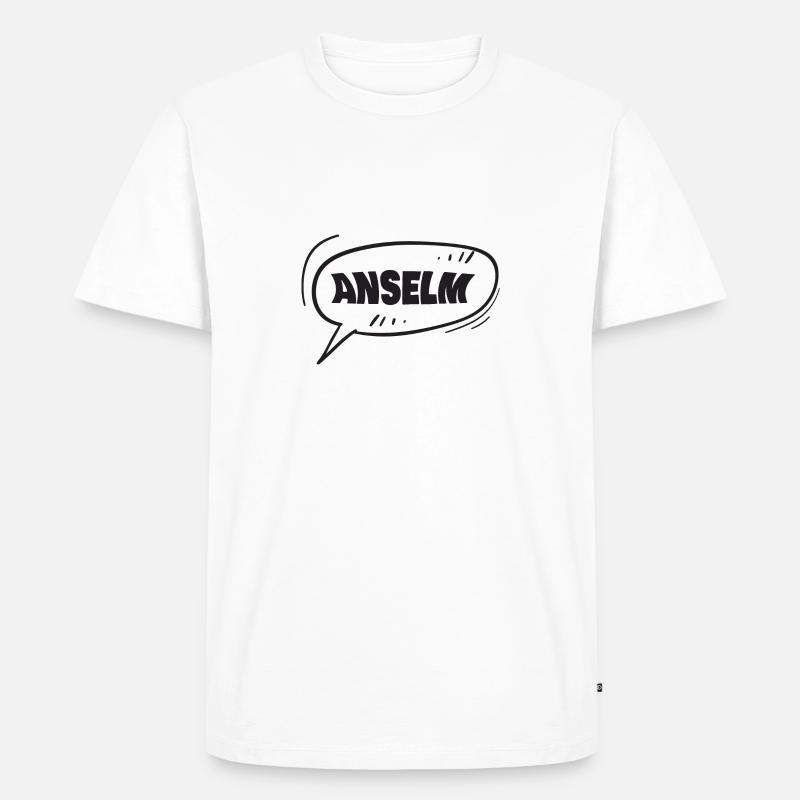 Anselm als Anselm - Männer Premium Bio T-Shirt - undefined