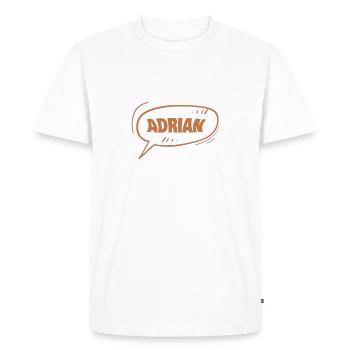 Adrian as Adrian - Men's Premium Organic T-Shirt - white - Front - Nico (187cm)