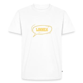 Linnea - T-shirt Premium bio Homme - blanc - Devant - Nico (187cm)