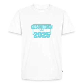 Single 2025 - Men's Premium Organic T-Shirt - white - Front - Nico (187cm)