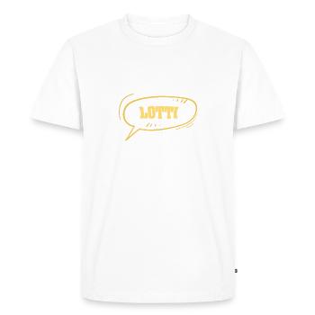 Gift for Lotti - Men's Premium Organic T-Shirt - white - Front - Nico (187cm)