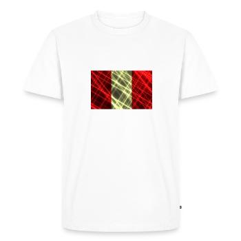 Pérou - T-shirt Premium bio Homme - blanc - Devant - Nico (187cm)