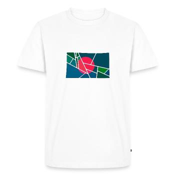 Bangladesh - Men's Premium Organic T-Shirt - white - Front - Nico (187cm)