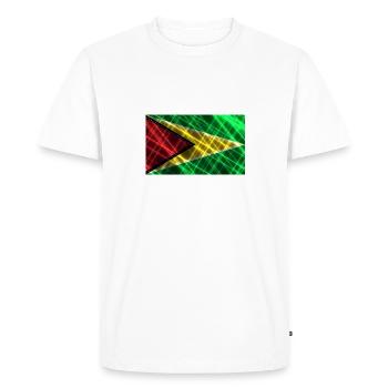 Cadeau pour la Guyane - T-shirt Premium bio Homme - blanc - Devant - Nico (187cm)