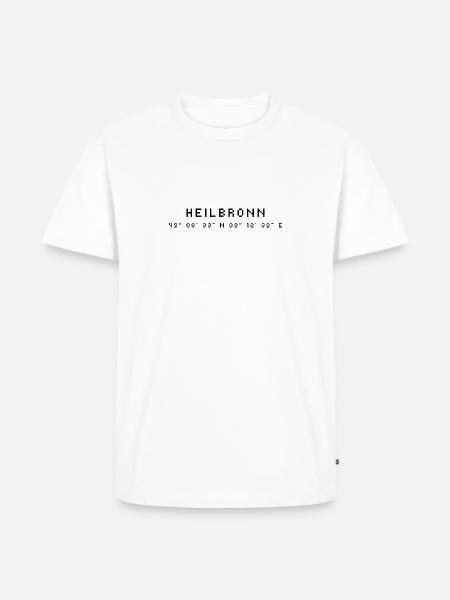 Heilbronn coordinates - Men's Premium Organic T-Shirt - white