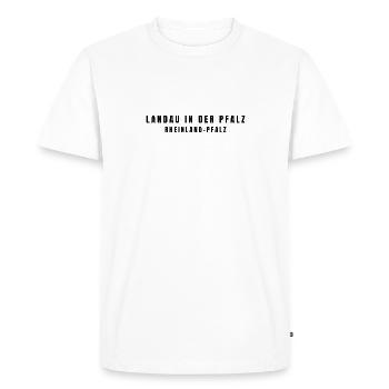 Landau in der Pfalz Rhineland-Palatinate - Men's Premium Organic T-Shirt - white - Front - Nico (187cm)