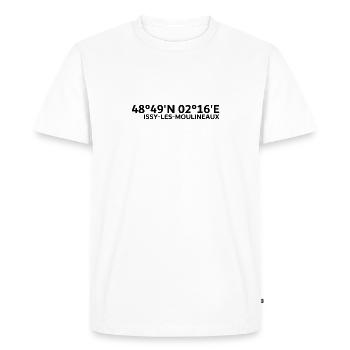 Issy-les-Moulineaux Coordinates - Men's Premium Organic T-Shirt - white - Front - Nico (187cm)
