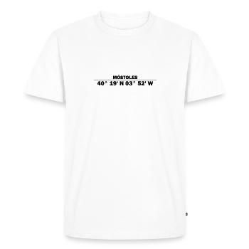 Móstoles coordinates - Men's Premium Organic T-Shirt - white - Front - Nico (187cm)