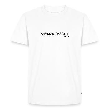 Oss coordinates - Men's Premium Organic T-Shirt - white - Front - Nico (187cm)