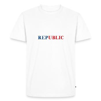 Czech Republic Czech Republic Gift Idea - Men's Premium Organic T-Shirt - white - Front - Nico (187cm)