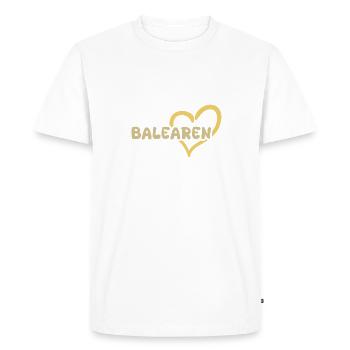Îles Baléares - T-shirt Premium bio Homme - blanc - Devant - Nico (187cm)