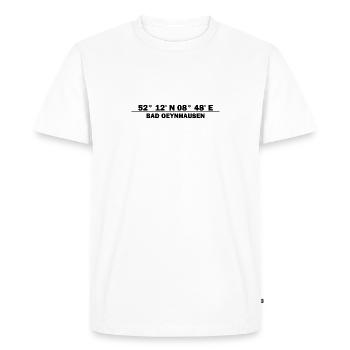 Bad Oeynhausen coordinates - Men's Premium Organic T-Shirt - white - Front - Nico (187cm)