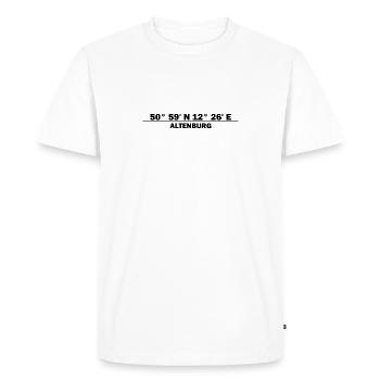 Altenburg coordinates - Men's Premium Organic T-Shirt - white - Front - Nico (187cm)