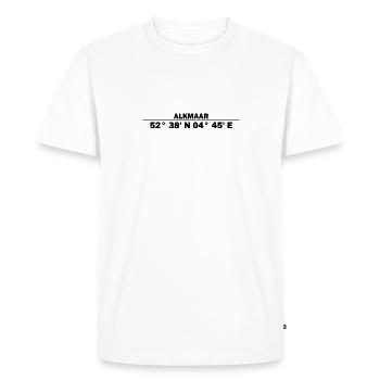 Alkmaar coordinates - Men's Premium Organic T-Shirt - white - Front - Nico (187cm)
